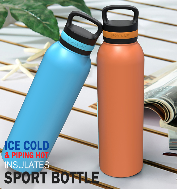 Top Sell Double Wall Vacuum Insulated Stainless Steel Water Bottle Metal Vacuum Flask Stainless Steel Sports Water Bottle