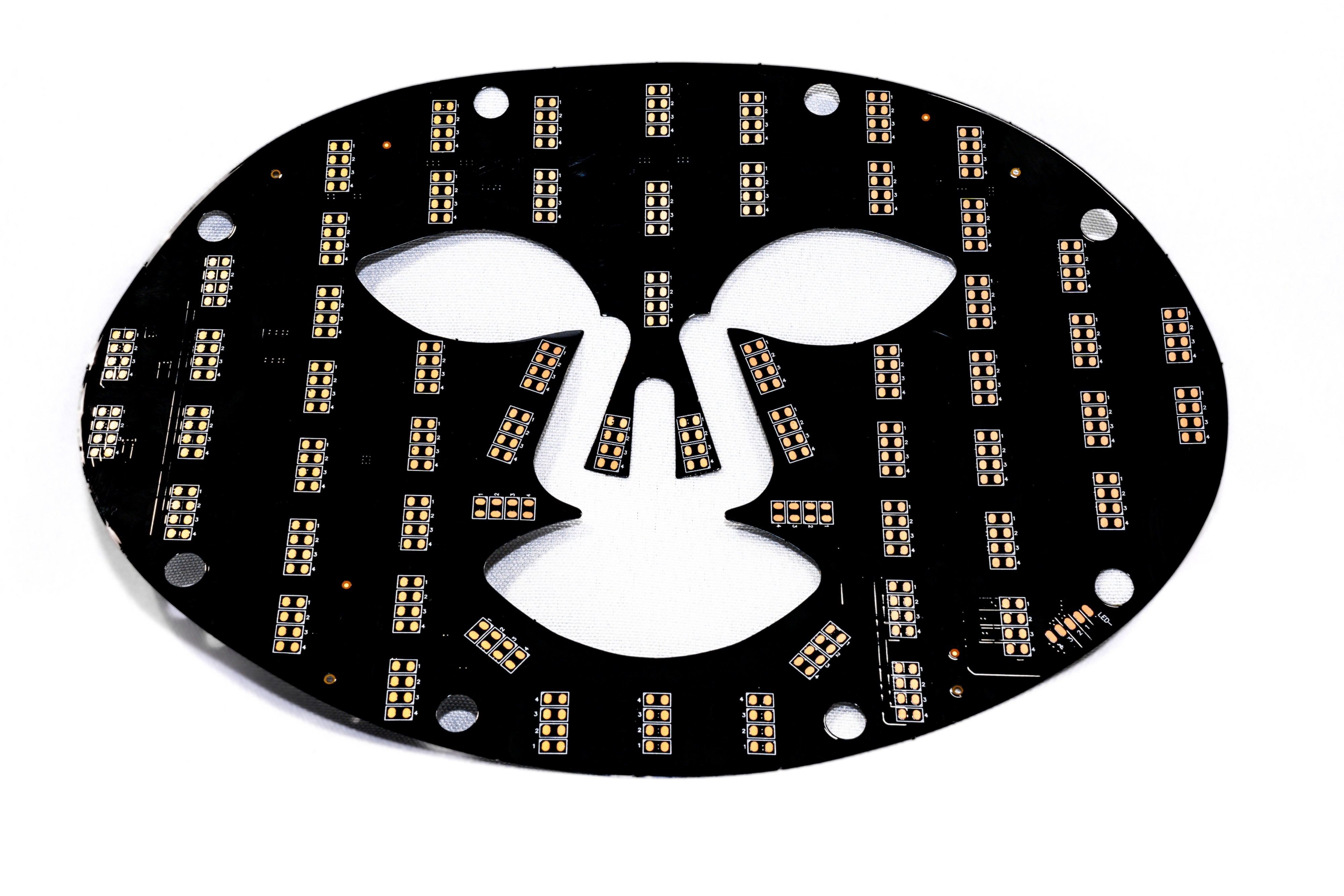 Professional LED Beauty Mask Circuit Board with Advanced SMT Technology Ideal for Skin Rejuvenation Products