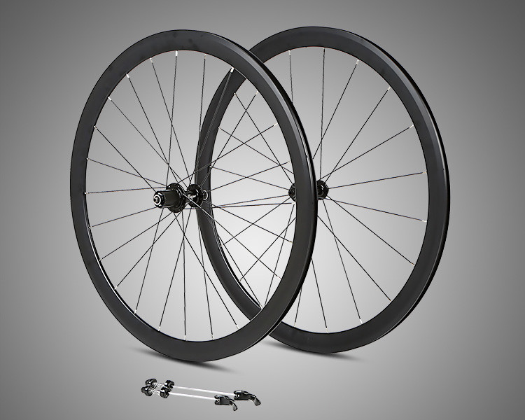 700C Aluminum Alloy Gravel Wheelset , 40mm Alloy Wheelset With Rim Brake