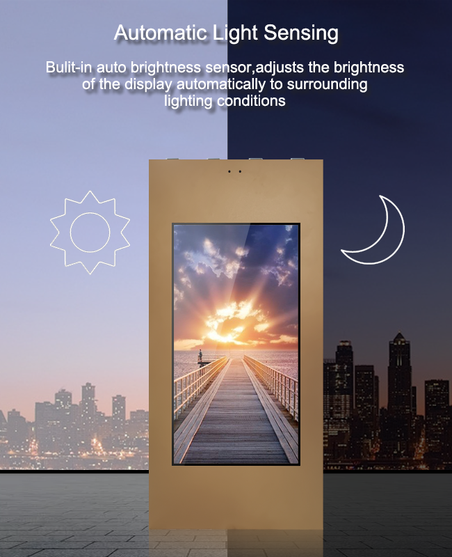 3500 Nits RK3399 49" Outdoor LCD Digital Signage IP55 Fans Cooling
