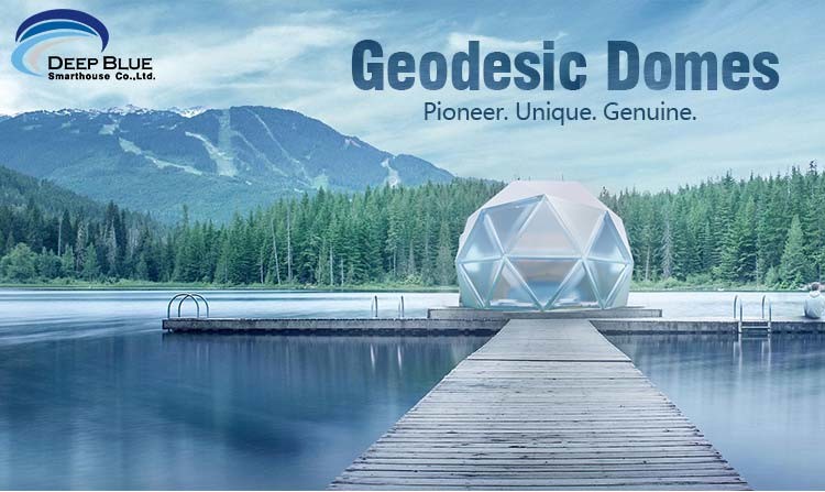 ​Light Steel Frame Movable Cabin Hotel Prefab Geodesic Dome House Dome Kits Deepblue Smarthousing