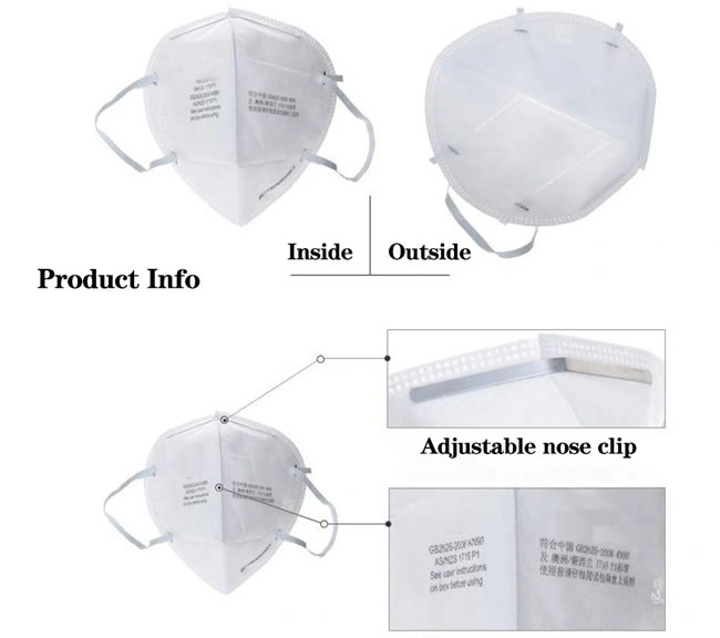 Antivirus Coronavirus Ffp1 / Ffp2 Ffp3 Disposable Mask Face And Disposable Kn95 N95 Dust Mask Ce Fda Certified Mask 