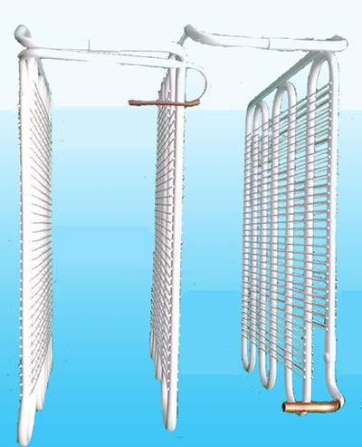 Wire On Tube Refrigerator Evaporator With 0.6mm Thickness