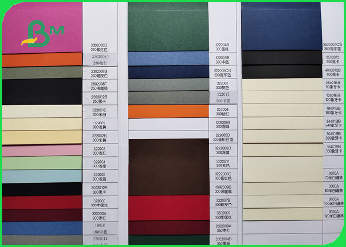 FSC Pure Wood Pulp Colored Green Offset Paper Color Designated 70CM 100CM