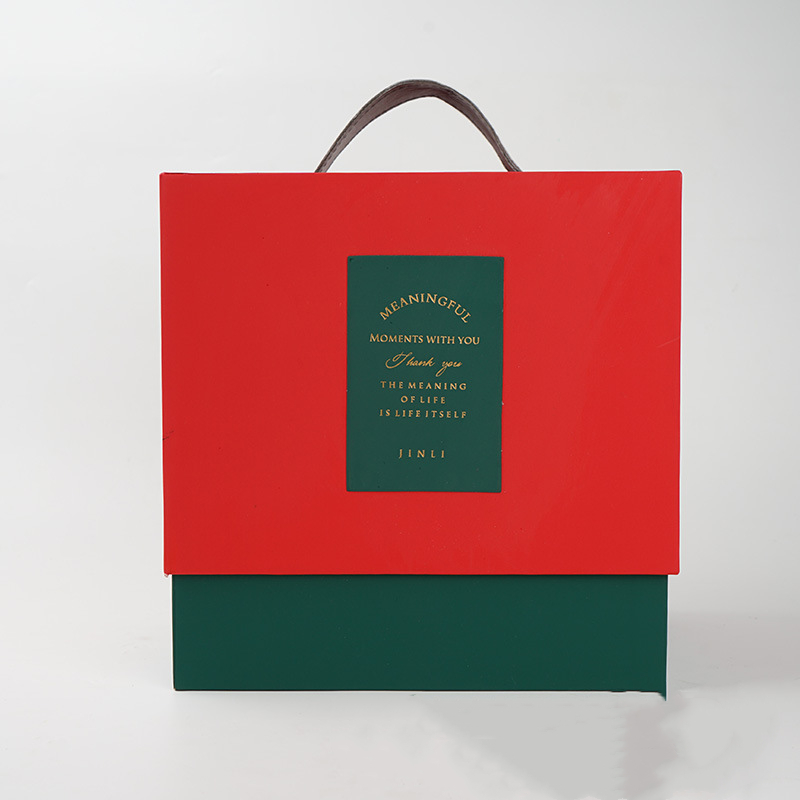 Dustproof Varnishing Holiday Gift Box Packaging Stackable For Christmas Chocolate