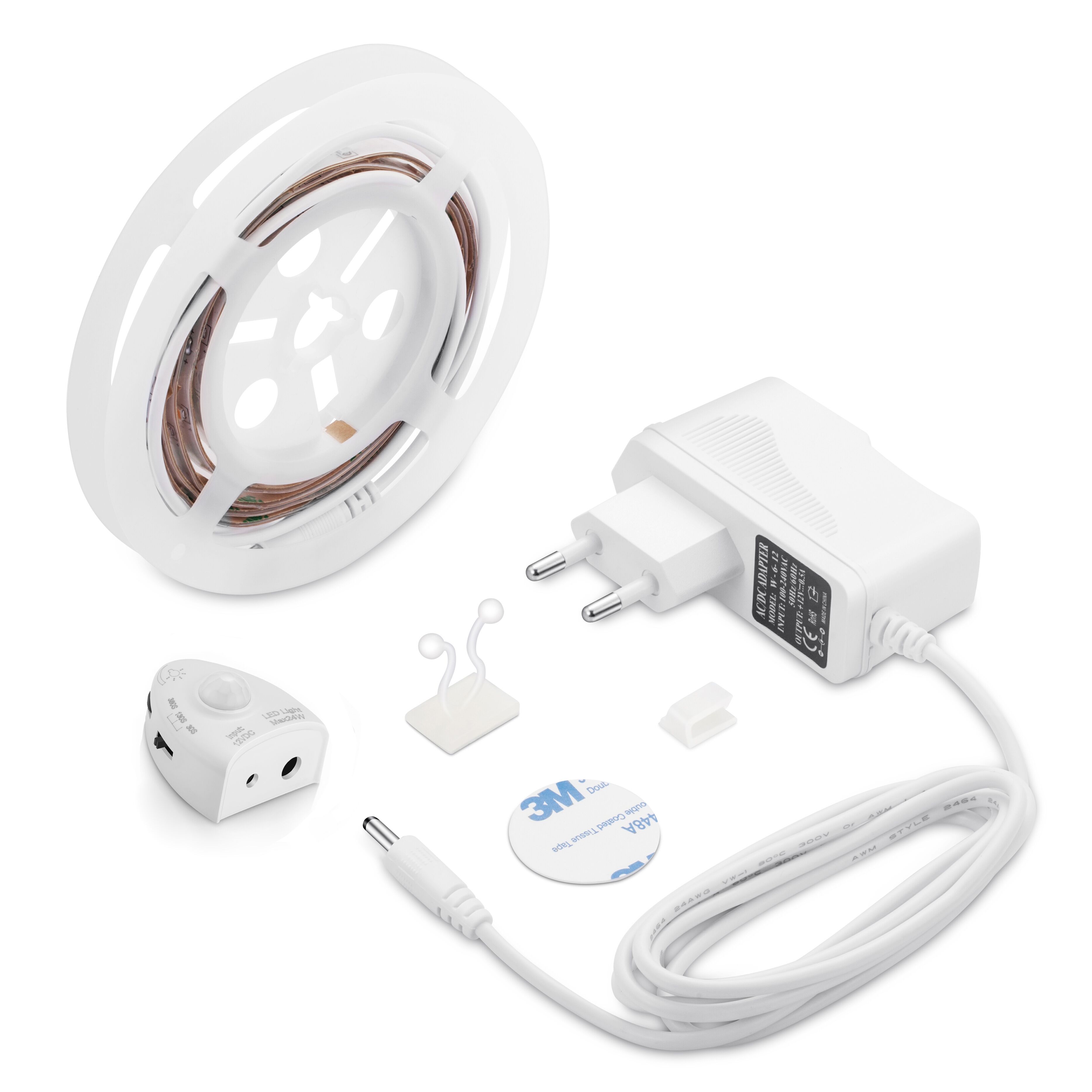 Motion Activated LED Dimmable Strip Lights with PIR Sensor