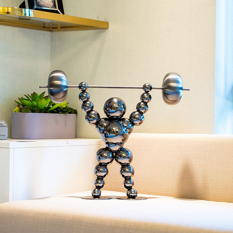Home Accessories Custom Metal Craft Pieces Luxury Stainless Steel Sculpture