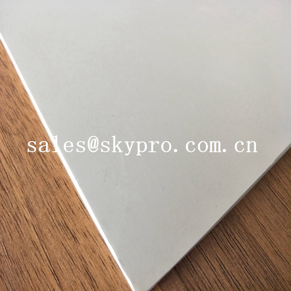 Smooth Latex Rubber Sheet Roll Non Toxic Silicone Soft White SBR Rubber Sheet