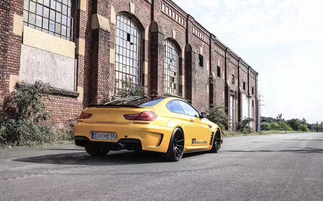 For BMW 6 Series F12 F13 Body Kit FPR Material F12 F13 Upgraded Prior Design Style Body Kit Spoiler