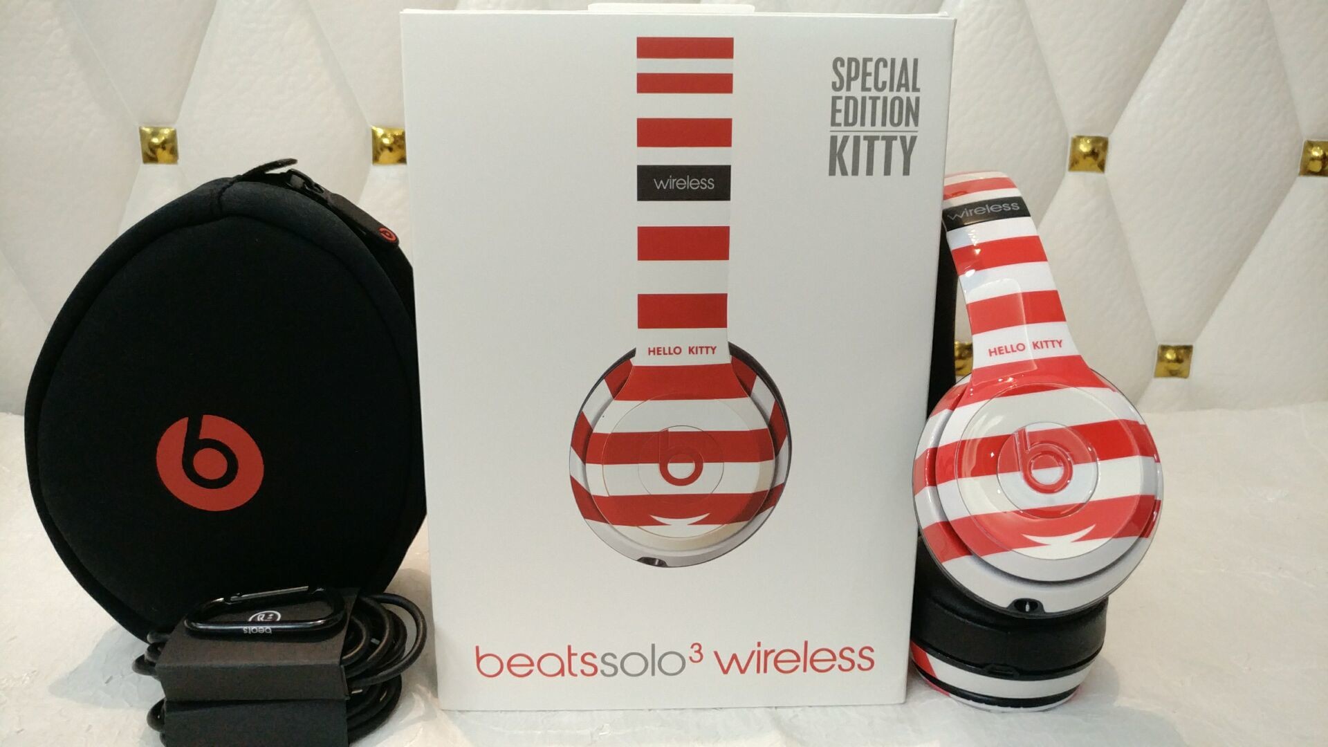 2018 New HELLO KITTY Solo 3 Wireless - Beats By Dre. - Special Edition Headphones made in China gregheadsets.com