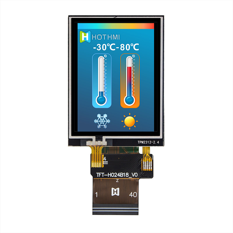 2.4 Inch IPS 240x320 TFT Display Panel ST7789V Sunlight Readable With Resistive Touch Panel