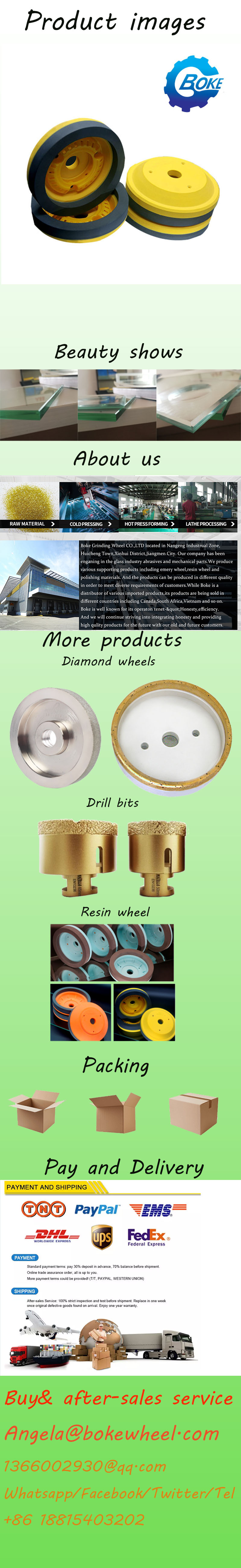 Glass grinding wheel resin bond grinding wheel for glass fine finishing polishing