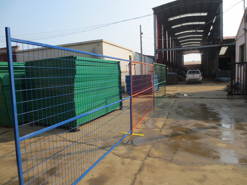 High Strength Low Carbon Steel Temporary Site Fencing Safety Easy Installation Ca
