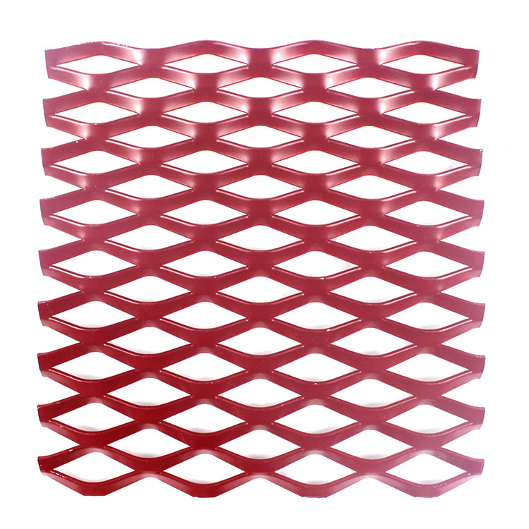 Perforated Diamond Hole Expanded Aluminum Mesh Insect Screening Decorative