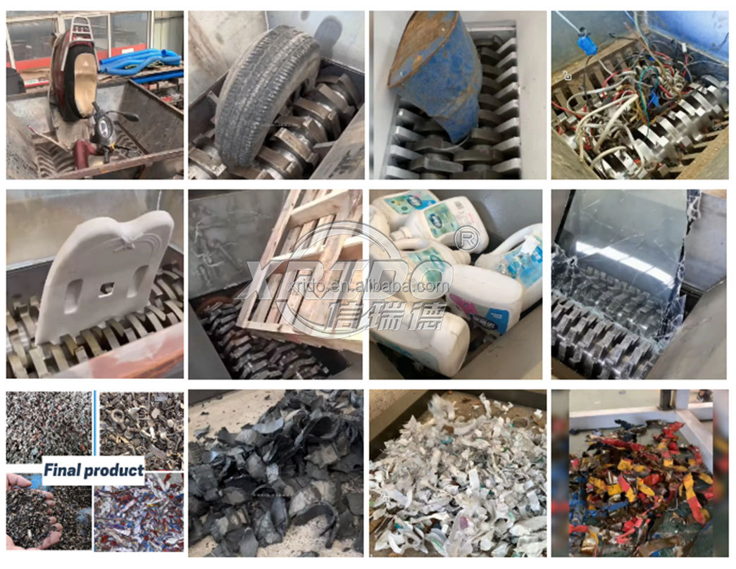 300Kg/H-22000Kg/H Waste Plastic Shredder PET Plastic Bottle Recycling Machine