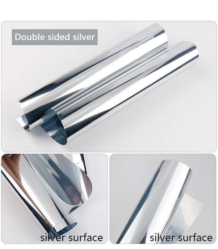 Glass Film One-way Perspective Home Balcony Kitchen Sun Protection Privacy Shield Thermal Insulation Film Glass Stickers