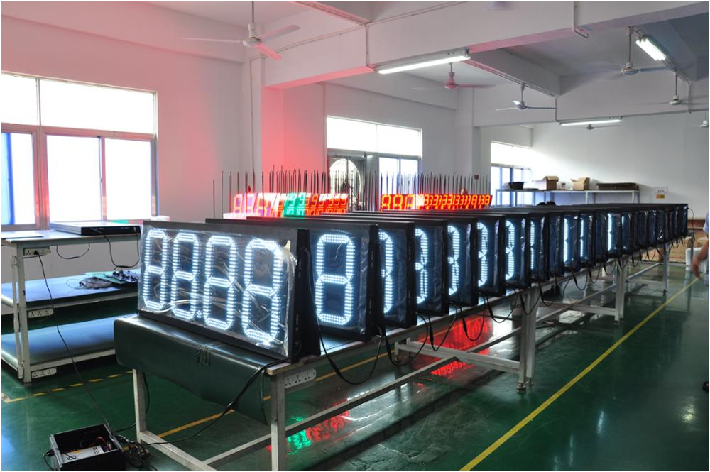 7 Segment Display Board Module Panel Numeric Board For Gas Stations Display Epistar Chip