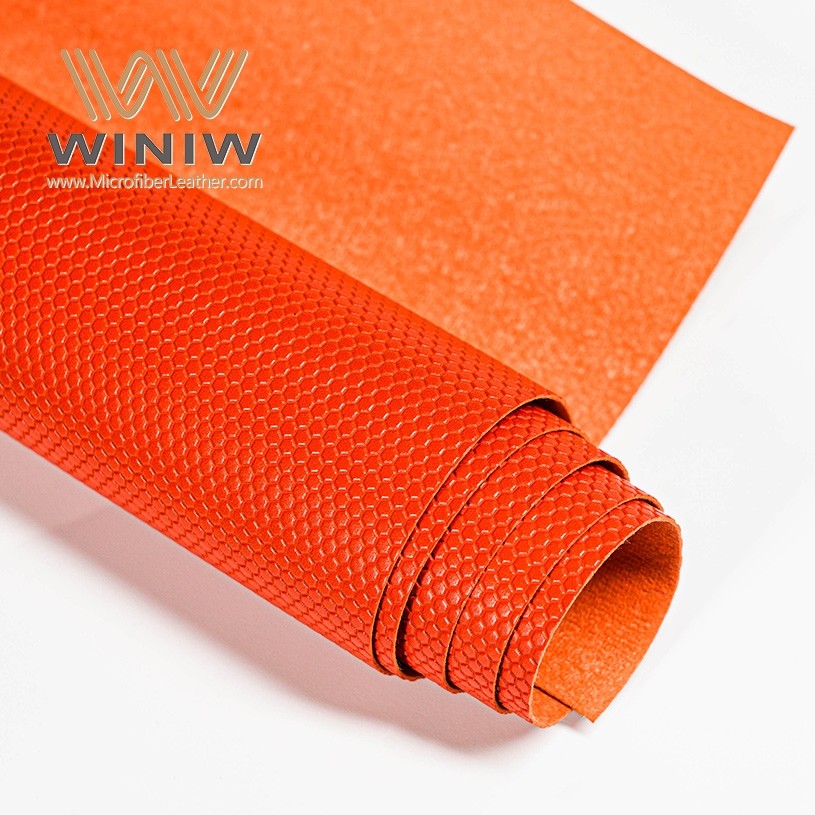 Microfiber Faux Leather Fashion Fabric Material For Garments Making 