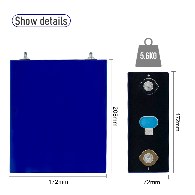 EV 3.2V 280K Lifepo4 Battery Cell Electric Car Batteries 6000 Times Cycle
