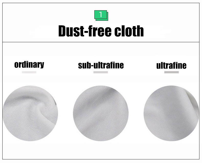 Dust Free 9*9 Laser Edge Cleaning Cloth Anti Static Clean Dust Free Cloth 9 Inches
