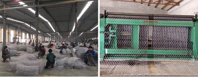 5m Galvanized Gabion Cage Bunnings 215g/M² Zinc Coated Rock Wall Cages