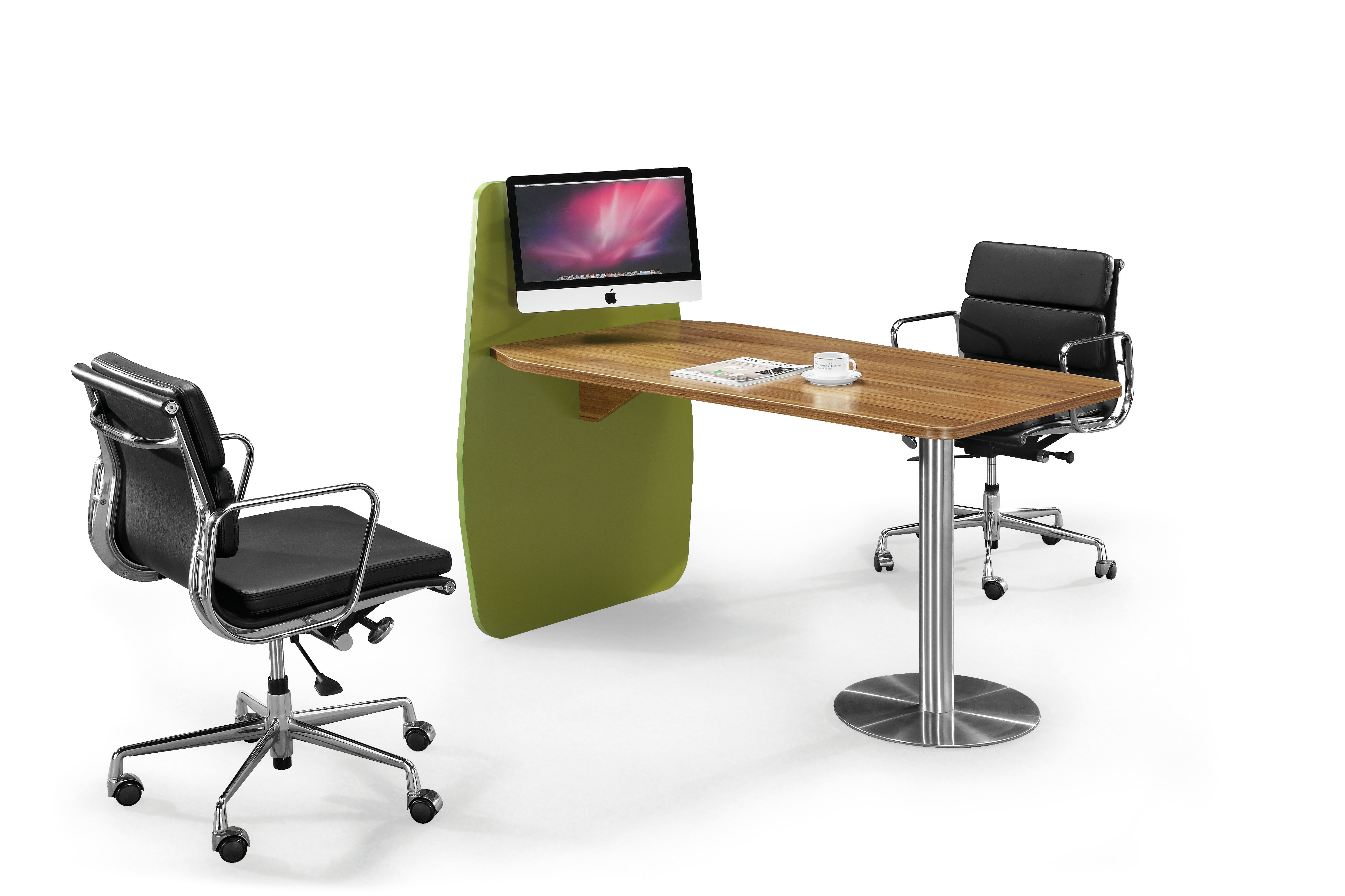 Office Employee Computer Workstation Furniture Face To Face Desk Strong Wearability