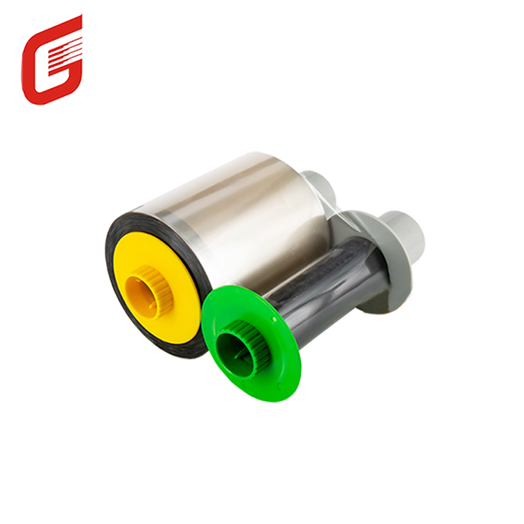 Black Print Speed 1 Compatible Retransfer Film Ribbon 84053 for Fargo HDP 5000 Printer