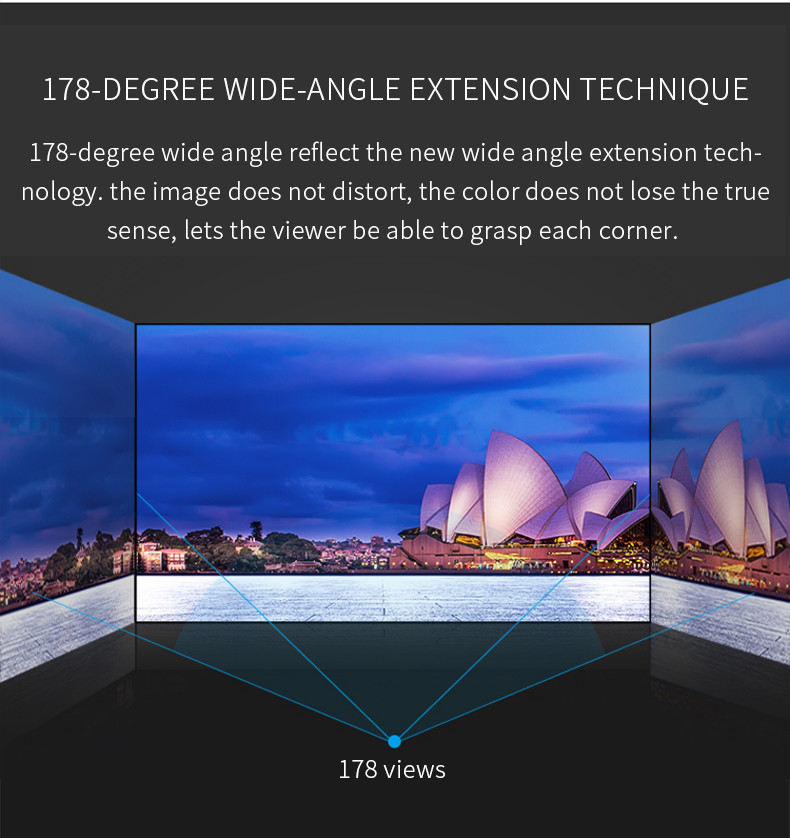 55" Multiple Languages Mounted Floor Standing Seamless LED Splicing Screen