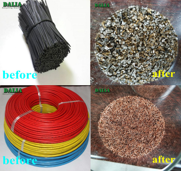 Compact Structure Scrap Copper Wire Recycling Machine 99.9% Recovery Rate