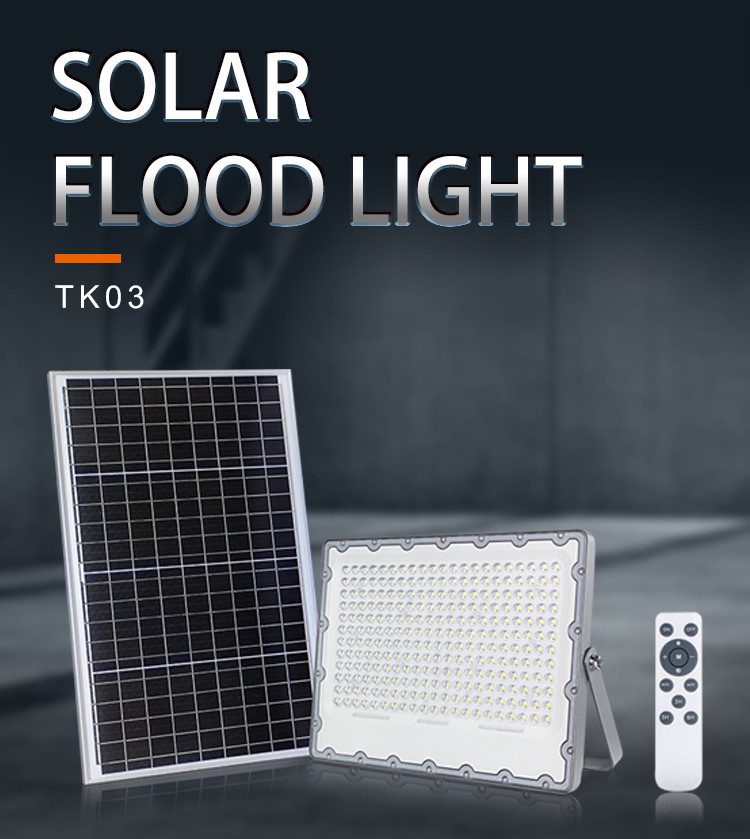 KCD Heavy Duty Outdoor 300w 200w 100w 50w Led Solar Flood Light