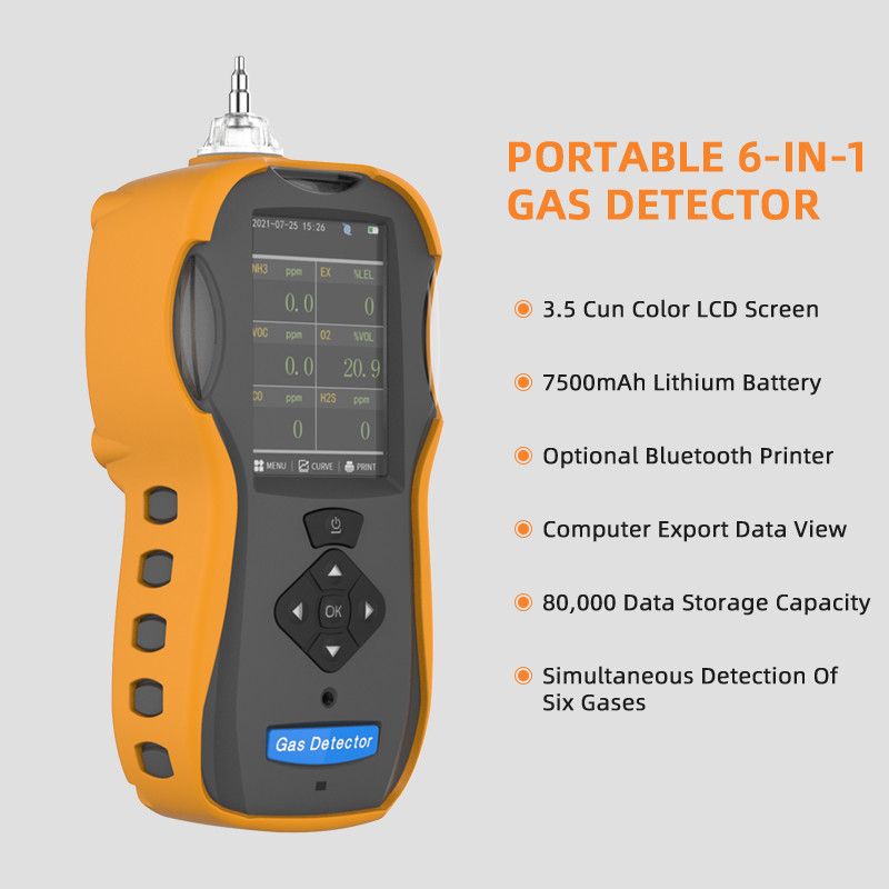 Wireless VOC Monitoring Equipment , Audible Visual Alarm Portable VOC Detector