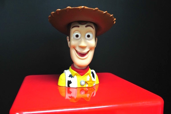 Cowboy Character Plastic Candy Containers For Children OEM / ODM Available