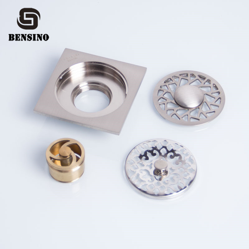 Drawing Nickel OEM 10cm Kitchen Floor Drain Cover