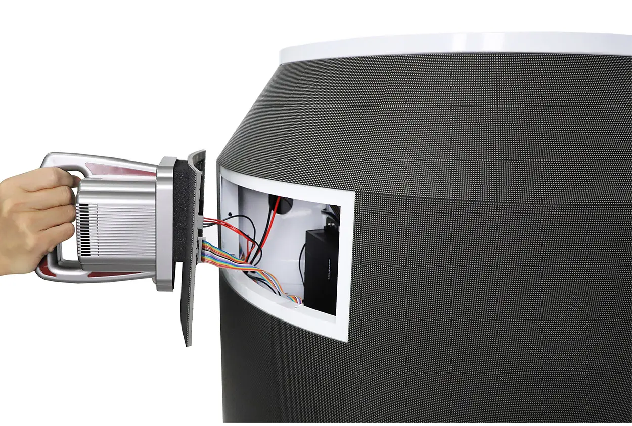 Creative Cans Led Display Screen bottle shape LED display