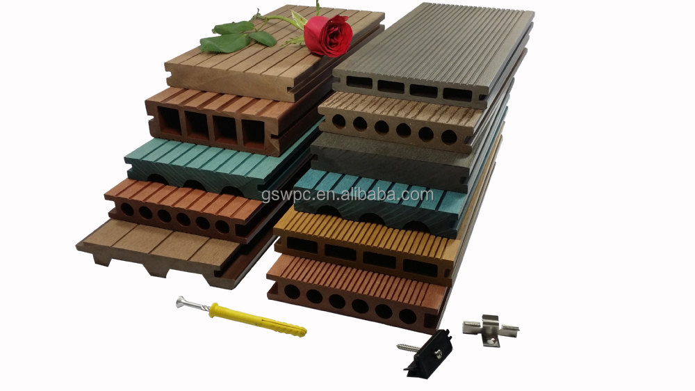 Outdoor Solid 140 X 25mm Wpc Diy Decking Anti Uv Composite Indoor Wpc Wall Panel