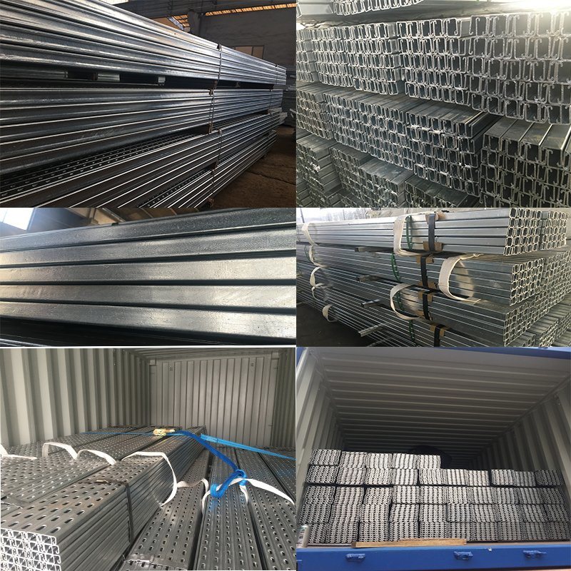 C Channel Supplier 41mm Galvanized Strut Channel Styles C Channel Steel Price
