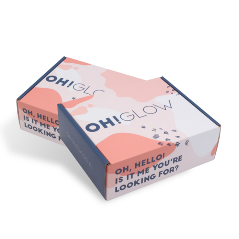 Custom Order Accepted Corrugated Board Cardboard Boxes with Personalized Logo Design