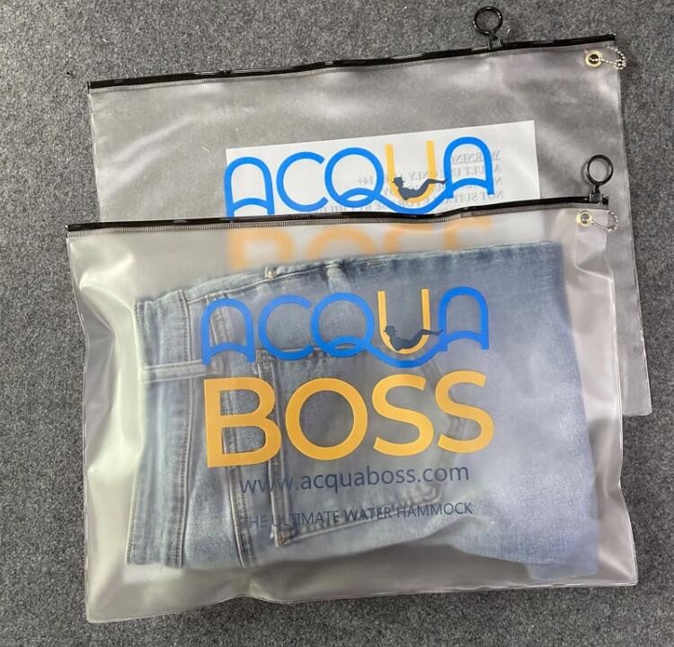 Matte CPE Swimwear Clothes Package Slider Zipper Wet Bag,Eco-Friendly Transparent Swimwear Packaging