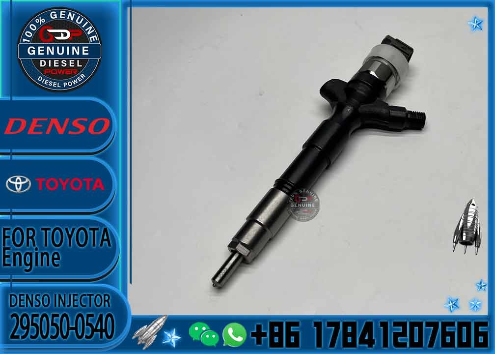 Genuine and New Common rail injector 295050-0810 SM295050-0810 295050-0540 for TO/YOTA 2KD Injector 23670-0l110 23670-09
