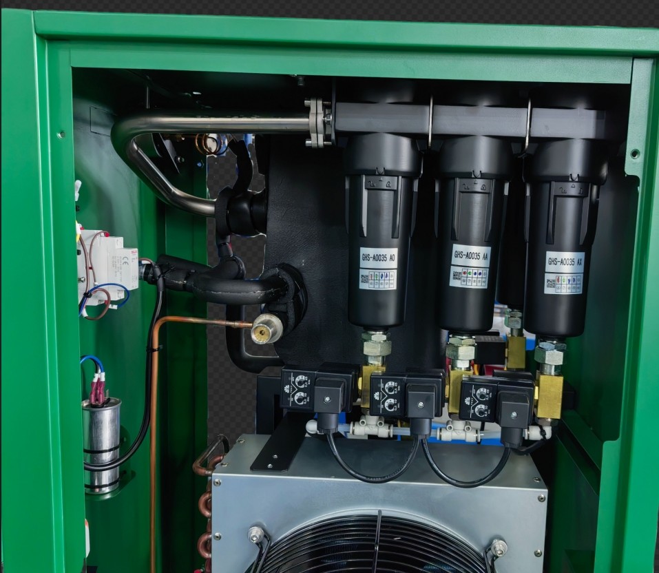 Air Cooling G 3/4" Connection Industrial Desiccant Air Dryers for Precise Moisture Control