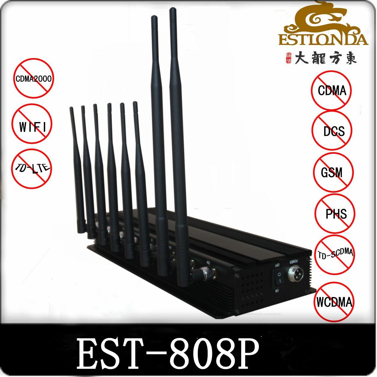 Bluetooth Portable Cell Phone Signal Jammer for schools , 33dBm