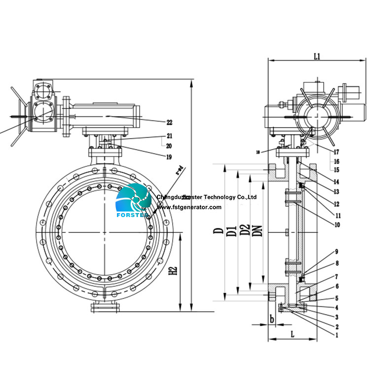Quick Closing Turbine Control Valve In Hydropower Stations CE/TUV Approval
