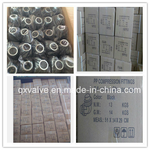 PP Compression Double Union Ball Valve High Quality!