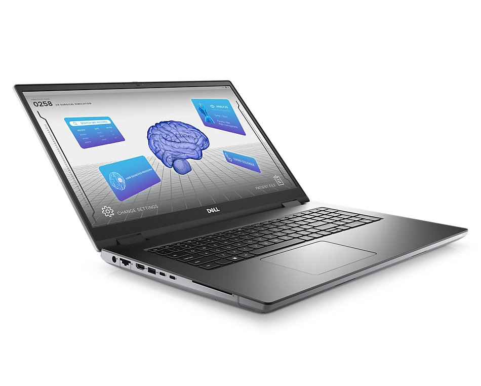 Dell Precision 7770 Intel i9 12950HX CPU 32GB DDR5 4800 1T M.2 SSD RTX A5000 17.3inch Mobile Workstation Laptop