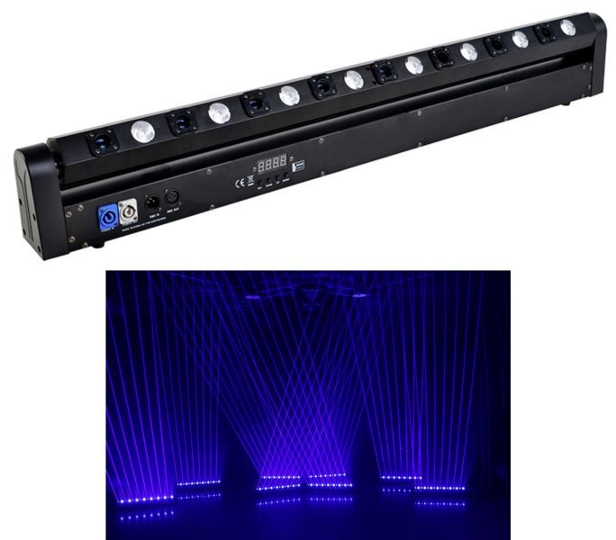 Blue Color Laser Stage Lighting Laser Light Led Laser Moving Head Light 500mw *8pcs Laser Moving Head