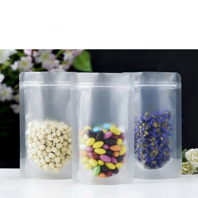 Mylar Ziplockk Smell Proof Packaging Bags Transparent Clear Plastic Packaging Bag