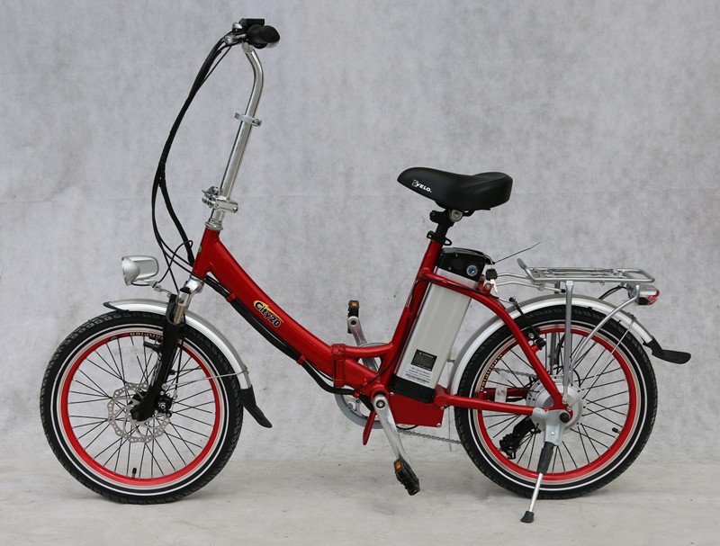 Brushless Motor Electric Folding Bike 20 inch 250W - 500W Foldable Electric Bicycle