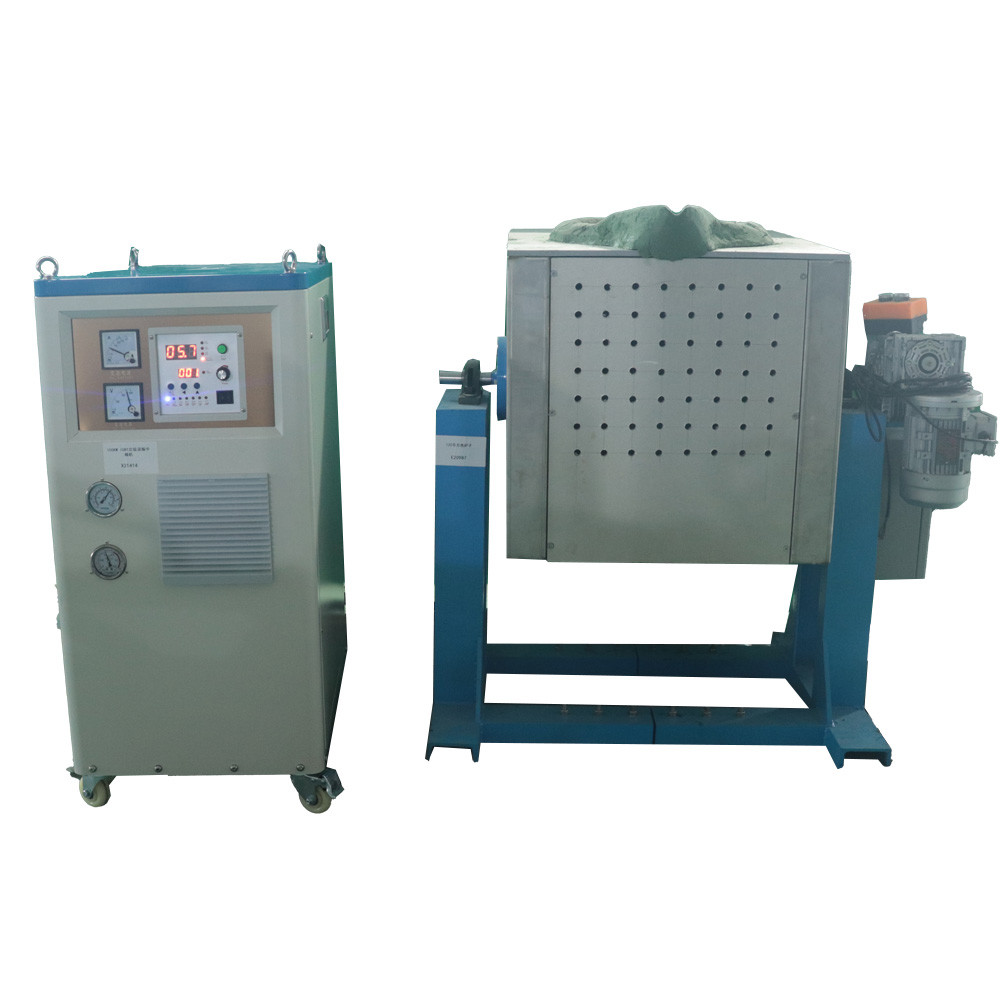 60KGS Medium Frequency Induction Heating Equipment Melting Metal Machine Steel