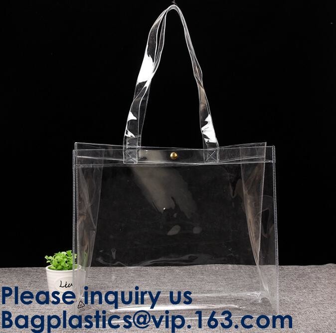 Promotional Pvc Shopping Bag Laser Tote Bag Handbag Waterproof Shopping Bag Glossy PVC Leather Bag PVC Woman Shopping Ba