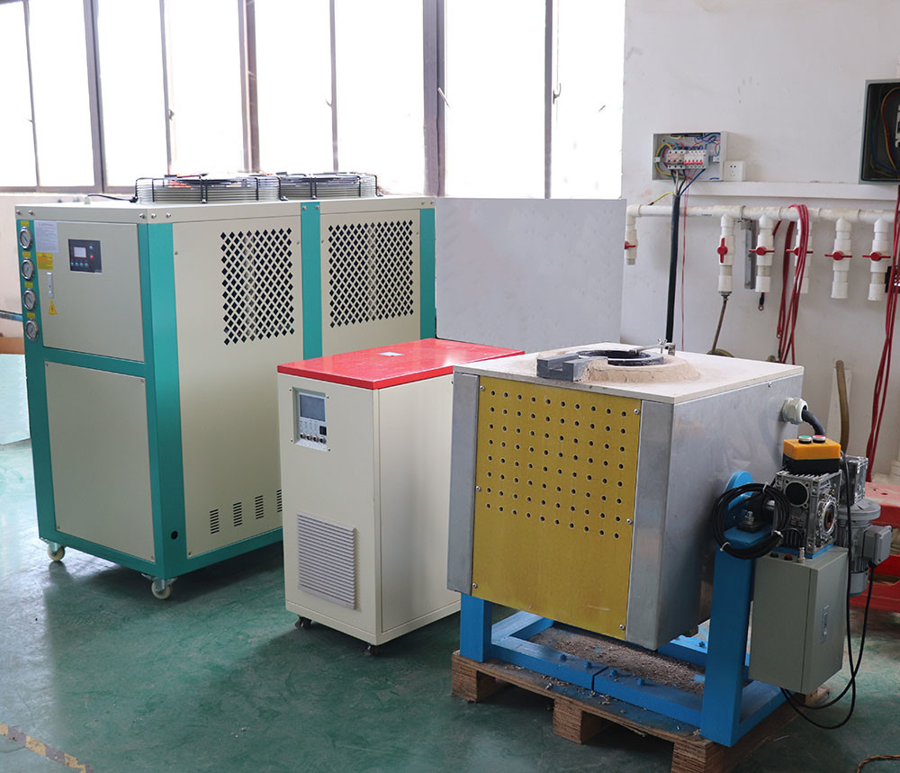 120KW 100KGS Medium Frequency Induction Melting Gold